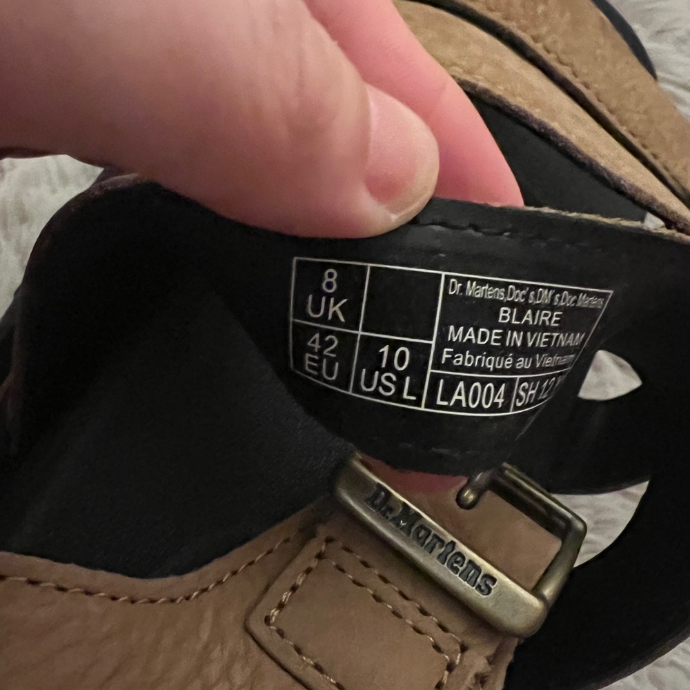 NEW Dr. Martens Blaire SAVANNAH TAN - Picture 11 of 12